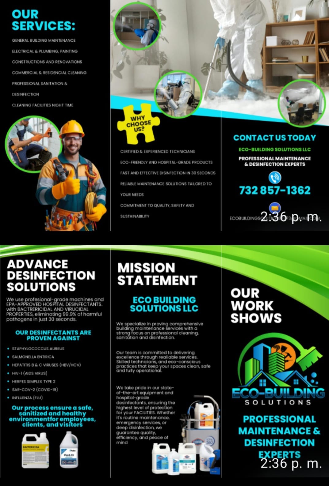 Folleto corporativo Eco-Building Solutions